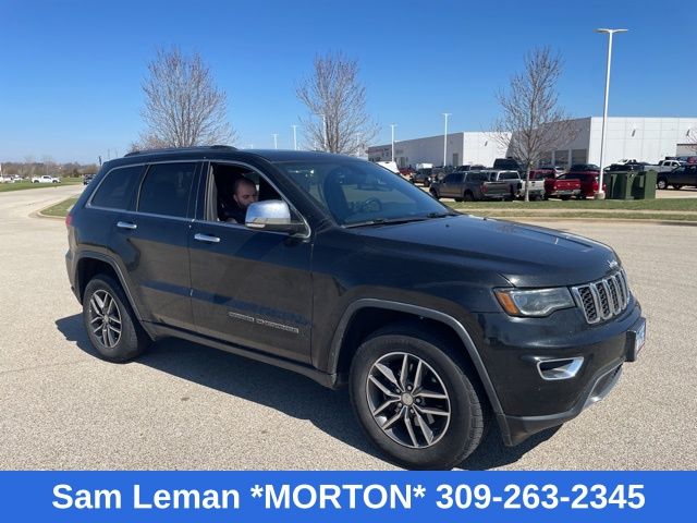 Diamond Black Crystal Pearlcoat 2017 Jeep Grand Cherokee Limited 4WD SUV / Crossover Four-Wheel Drive 8-Speed Automatic