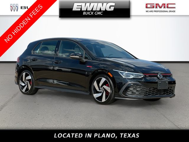 Deep Black Pearl 2024 Volkswagen Golf GTI Hatchback Front-Wheel Drive 7-Speed Dual Clutch
