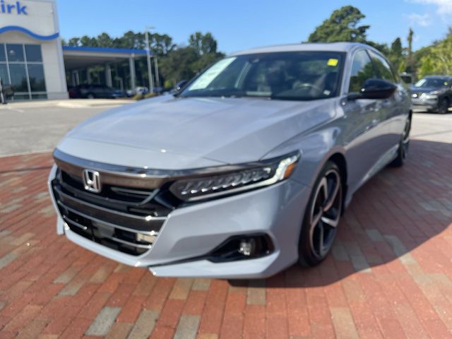 Sonic Gray Pearl 2021 Honda Accord Sedan Front-Wheel Drive Automatic