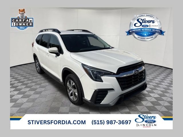 Crystal White Pearl 2025 Subaru Ascent SUV / Crossover All-Wheel Drive Continuously Variable Transmission