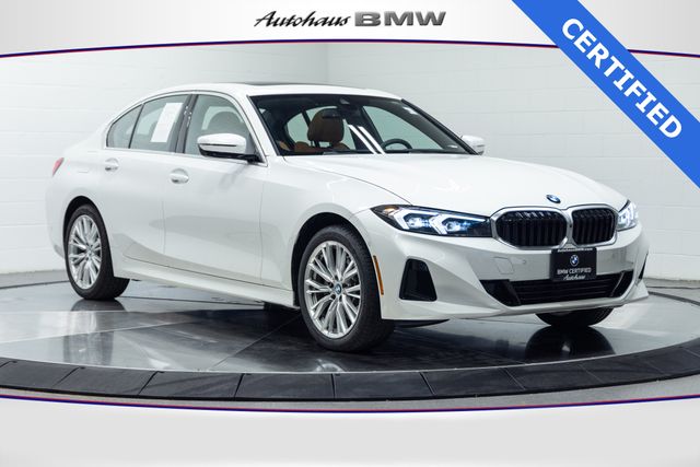 Mineral White Metallic 2024 BMW 3 Series Sedan All-Wheel Drive 8-Speed Automatic
