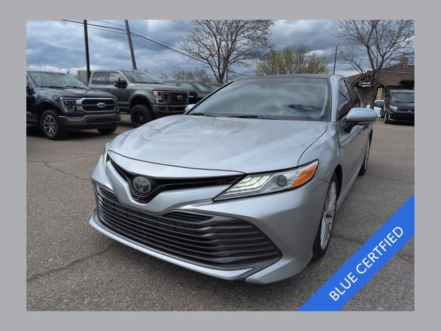 Celestial Silver Metallic 2018 Toyota Camry XLE V6 Sedan Front-Wheel Drive 8-Speed Automatic