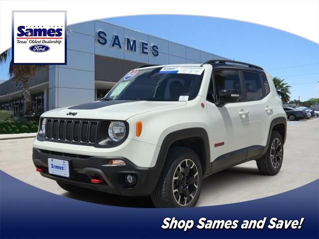 Alpine White Clearcoat 2023 Jeep Renegade Trailhawk 4WD SUV / Crossover Four-Wheel Drive 9-Speed Automatic