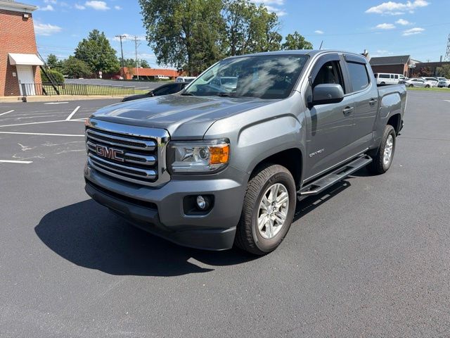 Gray (Satin Steel Metallic) 2020 GMC Canyon Pickup Truck Four-Wheel Drive 8-Speed Automatic