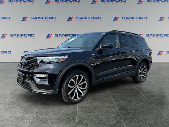 Agate Black Metallic 2022 Ford Explorer ST-Line AWD SUV / Crossover All-Wheel Drive Automatic