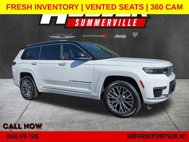 Bright White Clearcoat 2021 Jeep Grand Cherokee L Summit 4WD SUV / Crossover Four-Wheel Drive 8-Speed Automatic