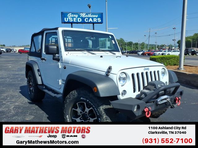 Bright White Clearcoat 2018 Jeep Wrangler SUV / Crossover Four-Wheel Drive 6-Speed Manual