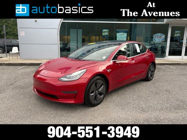 Red Multi-Coat 2018 Tesla Model 3   1-Speed Automatic