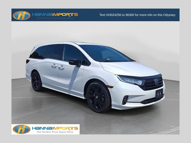 Platinum White Pearl 2023 Honda Odyssey Minivan Front-Wheel Drive Automatic