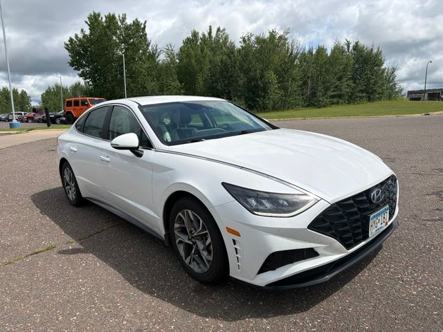 2022 Quartz White Hyundai Sonata SEL FWD Sedan