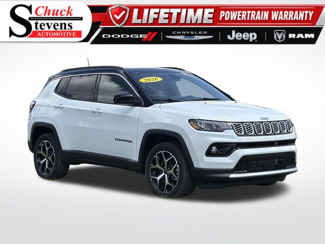 Bright White Clearcoat 2026 Jeep Compass SUV / Crossover Four-Wheel Drive 8-Speed Automatic