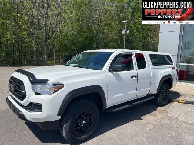 Super White 2020 Toyota Tacoma SR V6 Access Cab 4WD Pickup Truck Four-Wheel Drive 6-Speed Automatic