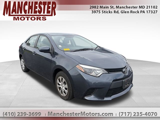 Slate Metallic 2016 Toyota Corolla Sedan Front-Wheel Drive