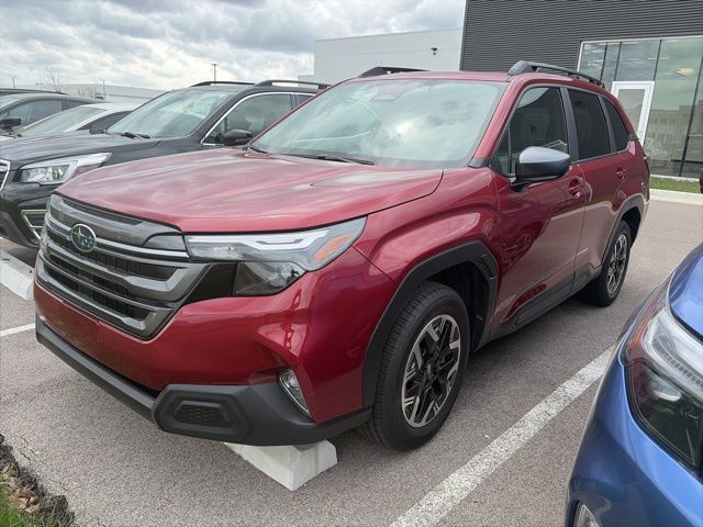 Crimson Red Pearl 2026 Subaru Forester Crossover AWD SUV / Crossover All-Wheel Drive Continuously Variable Transmission