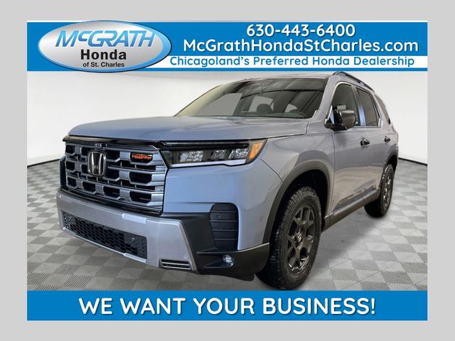 Gray 2026 Honda Pilot SUV / Crossover All-Wheel Drive Automatic