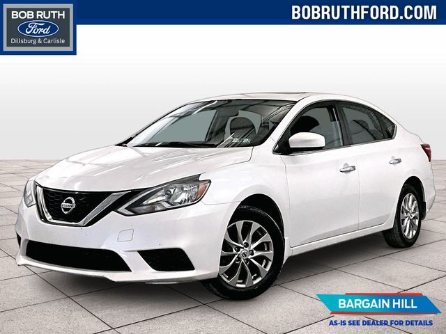 2017 Nissan Sentra SV White at Carlisle Cadillac Buick GMC