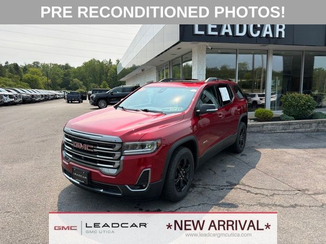 Volcanic Red Tintcoat 2023 GMC Acadia SUV / Crossover Four-Wheel Drive 9-Speed Automatic