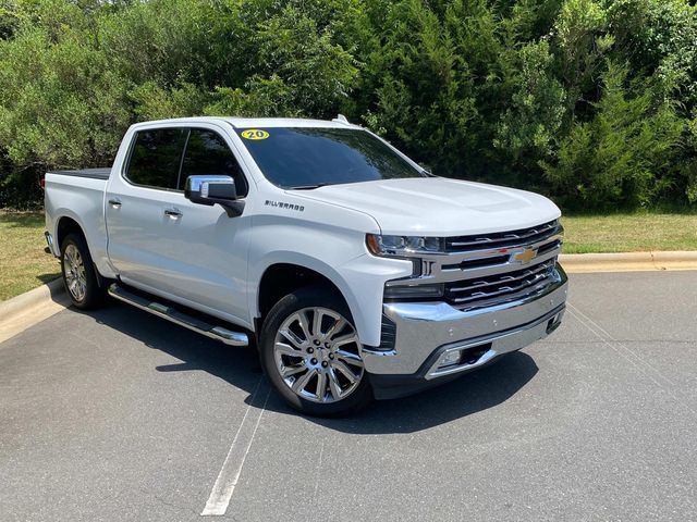 Summit White 2020 Chevrolet Silverado 1500 Pickup Truck Four-Wheel Drive 8-Speed Automatic