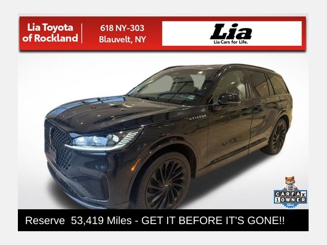 Black Metallic 2025 Lincoln Aviator Reserve AWD SUV / Crossover All-Wheel Drive Automatic