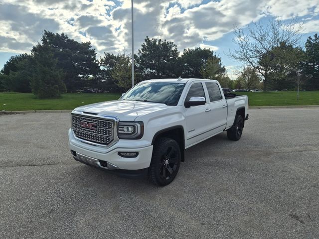 White 2016 GMC Sierra 1500 Denali Crew Cab 4WD Pickup Truck Four-Wheel Drive 8-Speed Automatic Overdrive