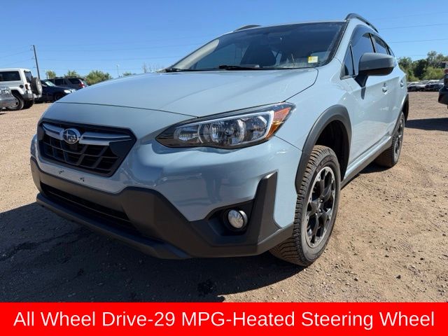 Cool Gray Khaki 2021 Subaru Crosstrek SUV / Crossover All-Wheel Drive 6-Speed Manual