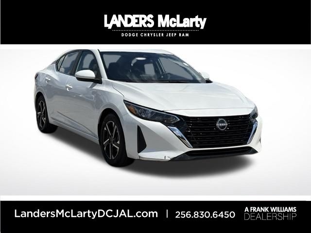 Aspen White Tricoat 2024 Nissan Sentra Sedan Front-Wheel Drive Continuously Variable Transmission
