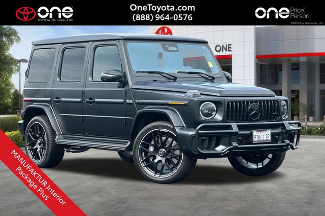 Black 2025 Mercedes-Benz G-Class AMG G 63 4MATIC SUV / Crossover All-Wheel Drive 9-Speed Automatic