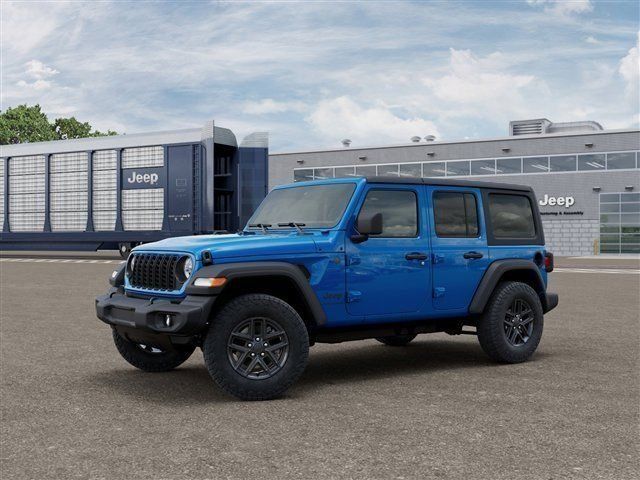 Hydro Blue Pearl Coat 2026 Jeep Wrangler Sport S 4-Door 4WD SUV / Crossover Four-Wheel Drive 8-Speed Automatic