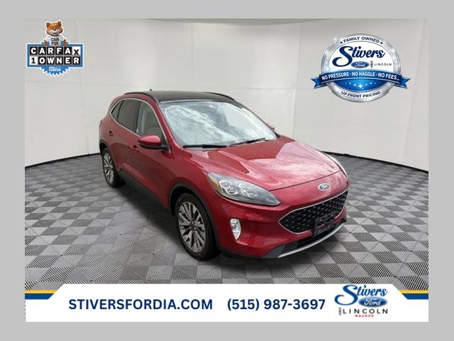Red Metallic 2020 Ford Escape Hybrid SUV / Crossover All-Wheel Drive Continuously Variable Transmission