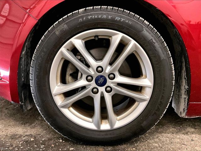 2018 Ford Fusion SE Red at Klick Lewis Buick Chevrolet