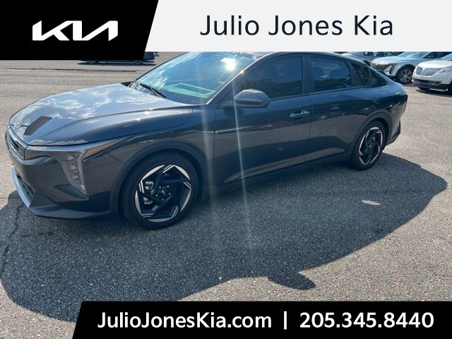 Interstellar Gray 2025 Kia K4 Sedan Front-Wheel Drive Continuously Variable Transmission