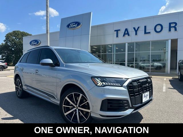 Satellite Silver Metallic 2024 Audi Q7 SUV / Crossover All-Wheel Drive 8-Speed Automatic