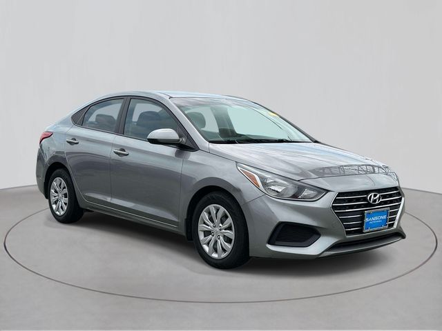 Gray 2022 Hyundai Accent Sedan Front-Wheel Drive Continuously Variable Transmission