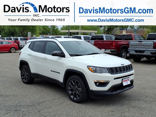 White Clearcoat 2021 Jeep Compass SUV / Crossover Four-Wheel Drive 9-Speed Automatic