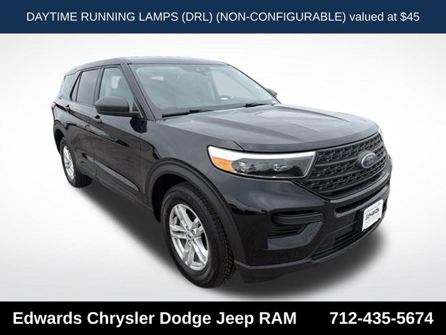 Black Metallic 2023 Ford Explorer SUV / Crossover All-Wheel Drive Automatic