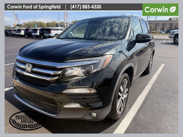 Black Forest Pearl 2017 Honda Pilot Touring SUV / Crossover Front-Wheel Drive 9-Speed Automatic