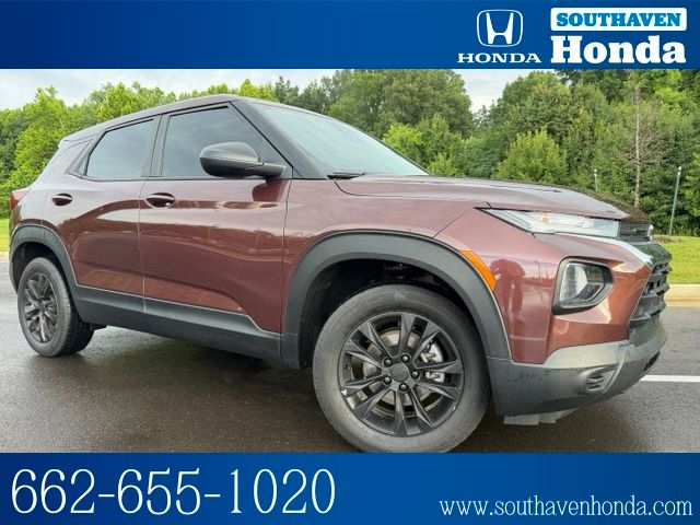 Mahogany Red Metallic 2022 Chevrolet Trailblazer LS AWD SUV / Crossover Four-Wheel Drive 9-Speed Automatic