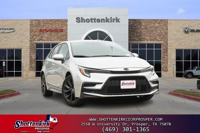 Classic Silver Metallic 2024 Toyota Corolla SE FWD Sedan Front-Wheel Drive Continuously Variable Transmission