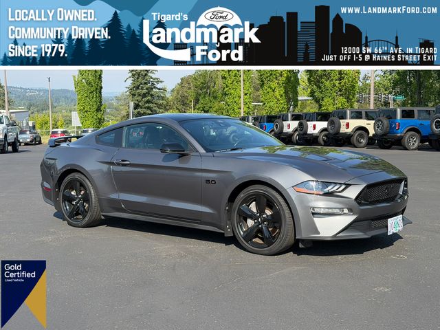 Carbonized Gray Metallic 2021 Ford Mustang Coupe Rear-Wheel Drive Automatic