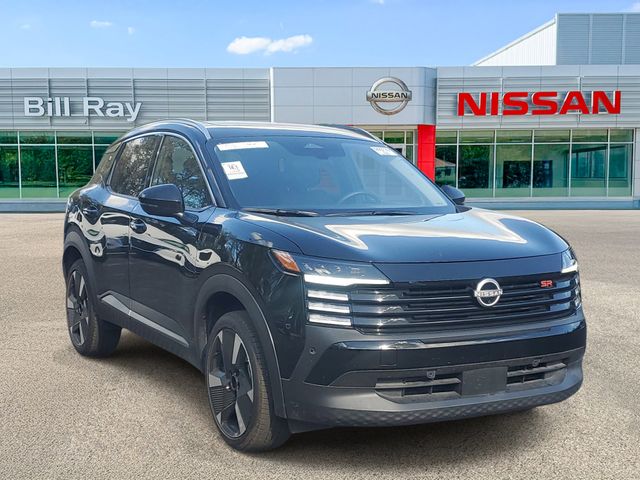 Super Black 2025 Nissan Kicks SR FWD SUV / Crossover Front-Wheel Drive Continuously Variable Transmission