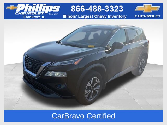 Super Black 2023 Nissan Rogue SV AWD SUV / Crossover All-Wheel Drive Continuously Variable Transmission