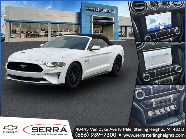 Oxford White 2021 Ford Mustang GT Premium Convertible RWD Convertible Rear-Wheel Drive 6-Speed Manual