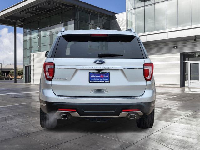 2018 Ingot Silver Ford Explorer Limited FWD SUV