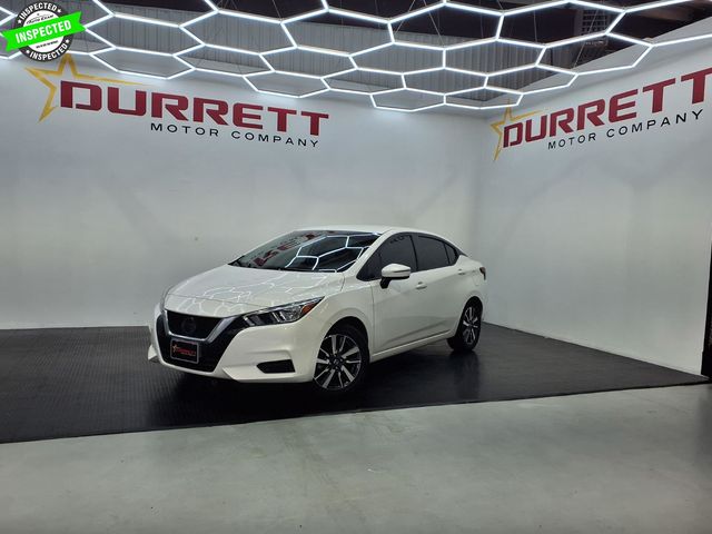 2021 Nissan Versa 1.6 SV White at Texan Dodge Chrysler Jeep Ram