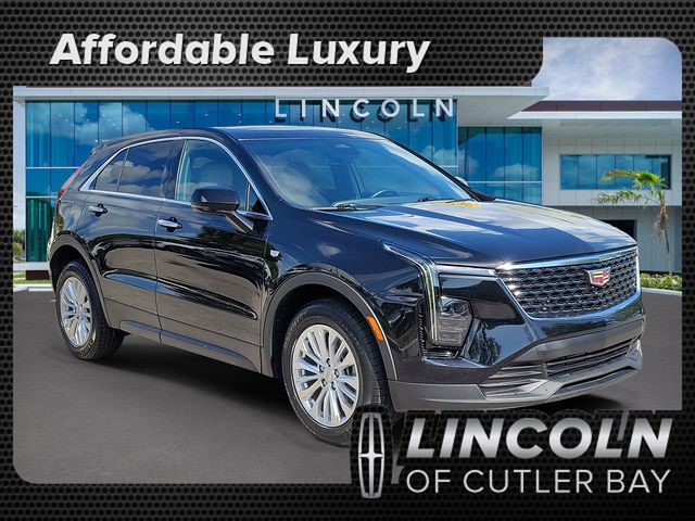 Stellar Black Metallic 2024 Cadillac XT4 Luxury FWD SUV / Crossover Front-Wheel Drive 9-Speed Automatic