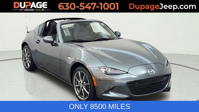 Gray 2017 Mazda MX-5 Miata Convertible Rear-Wheel Drive 6-Speed Manual