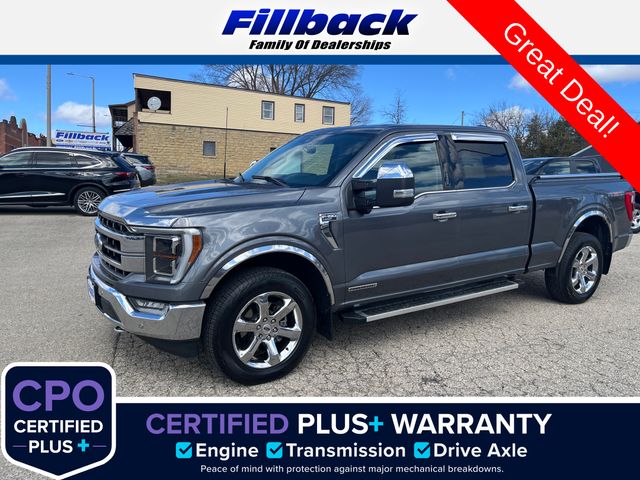 Gray 2023 Ford F-150 Pickup Truck Four-Wheel Drive Automatic