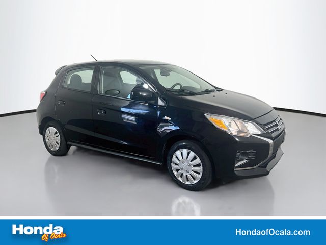 Gray 2024 Mitsubishi Mirage Hatchback Front-Wheel Drive Continuously Variable Transmission