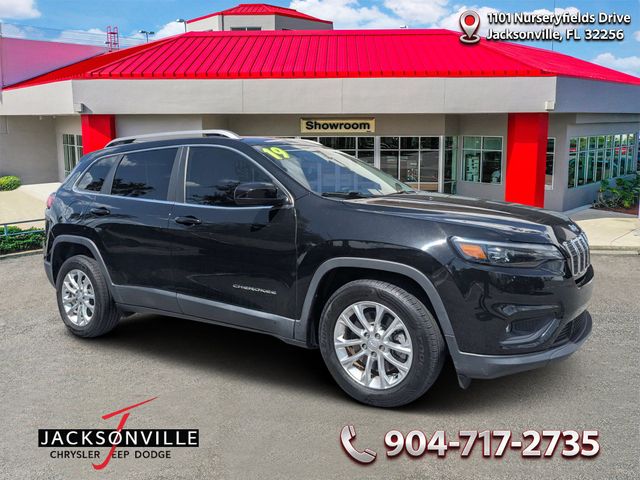 Diamond Black 2019 Jeep Cherokee SUV / Crossover Front-Wheel Drive 9-Speed Automatic