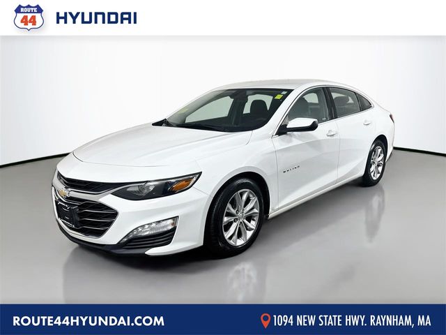 Summit White 2019 Chevrolet Malibu Sedan Front-Wheel Drive Continuously Variable Transmission